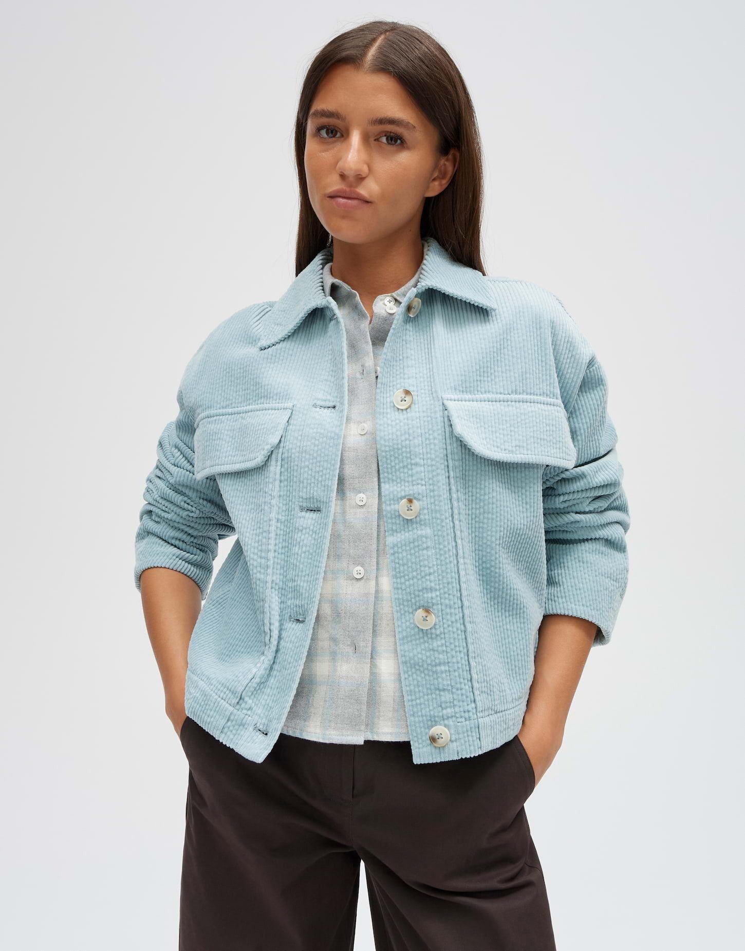 OPUS Cordjacke Hannja aus weichem Cord