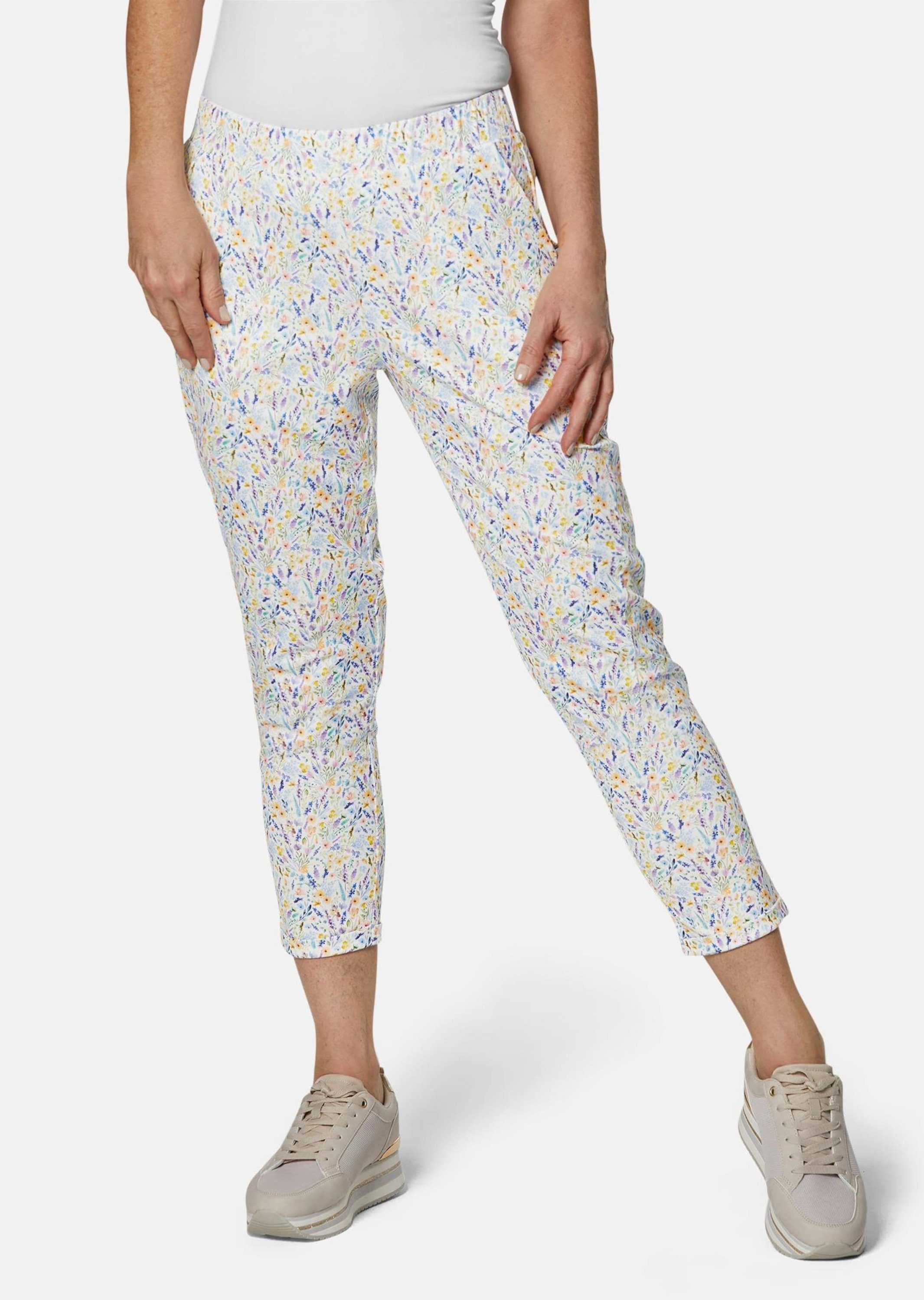 GOLDNER Stoffhose Attraktive Druckhose mit weichem günstig online kaufen