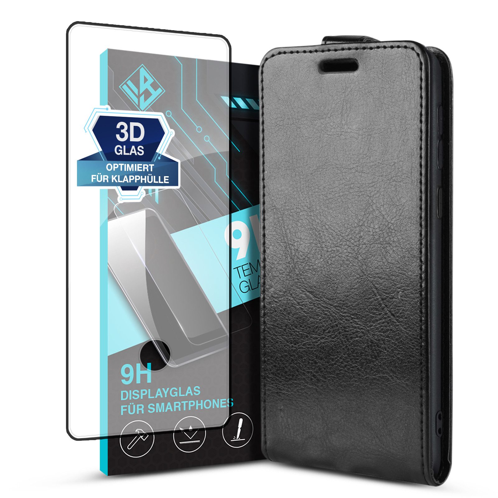 Tec-Expert Handyhülle Klapp Hülle für Samsung Galaxy S20 6.2 Zoll, 6.2", Tasche Klapphülle Case mit Kartenfach Fliphülle vertikal