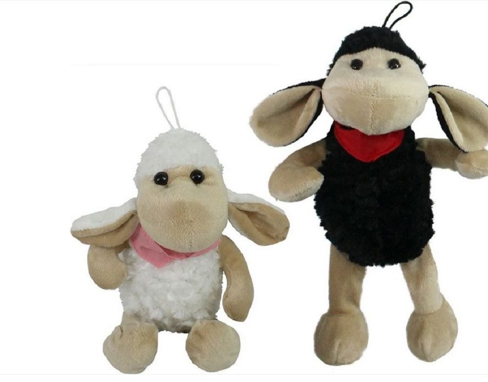 Kuscheltier Kuschelschäfchen, Schaf mit Schlenkerbeinen ca. 30cm Osterlamm