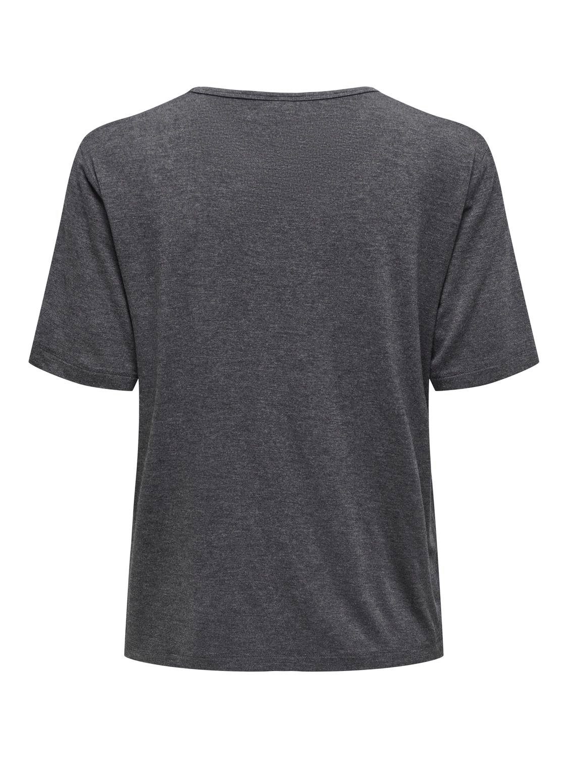 JACQUELINE de YONG T-Shirt 2er-Set Weich Regular Fit Rundhals für (2-tlg) JDYMILA S/S O-NECK TOP JRS