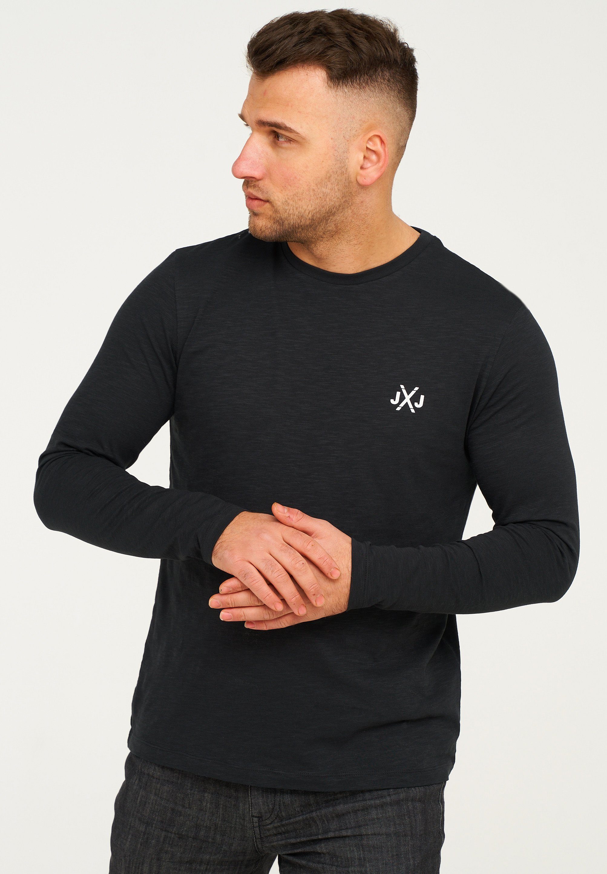 Jack & Jones Langarmshirt JCORISE INFINITY TEE LS CREW NECK