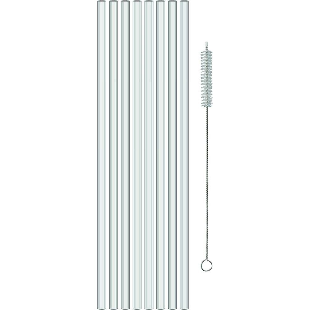 CHEERS STRAWS Wiederverwendbare Trinkhalme – 270 Mm, Mit Bürste, Spülmaschinenfest, Splitterfrei, BPA-frei