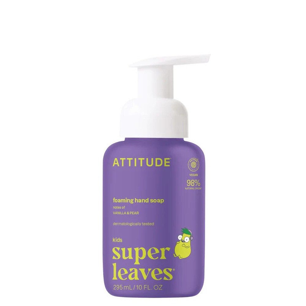 Attitude Handseife Super Leaves Baby-Handseife Vanille und Birne 295 ml