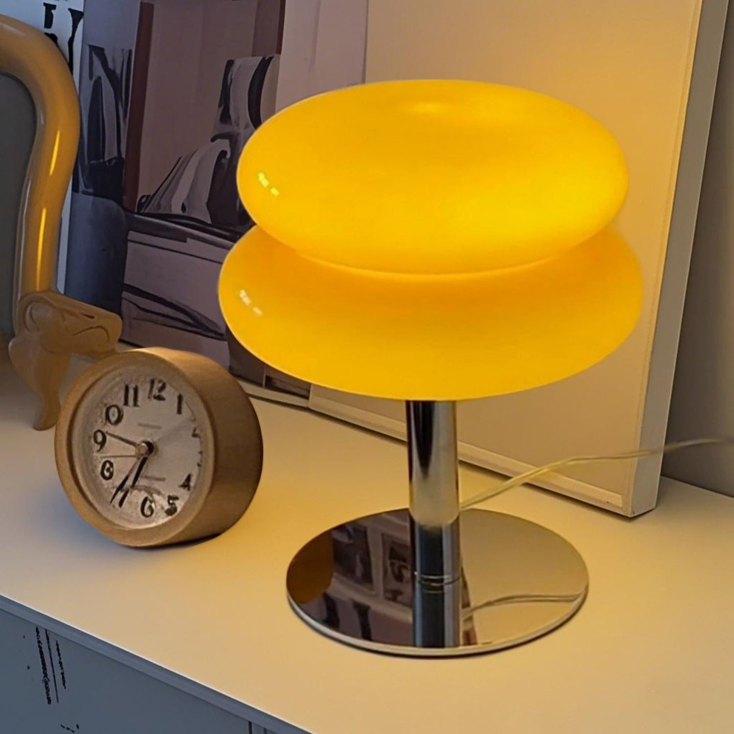 Masbekte LED Tischleuchte 3 Lichtfarben Tischlampe, günstig online kaufen