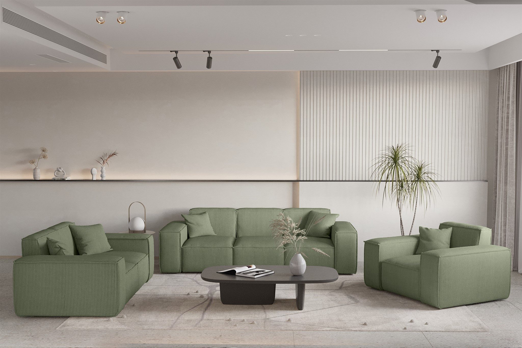 Fun Möbel Polstergarnitur Sofaset Designersofa CELES günstig online kaufen