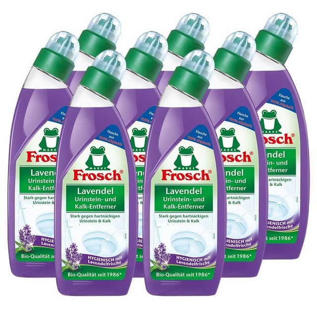FROSCH 8x Frosch Lavendel Urinstein- und Kalk-Entferner 750 ml – Hygienisch m WC-Reiniger