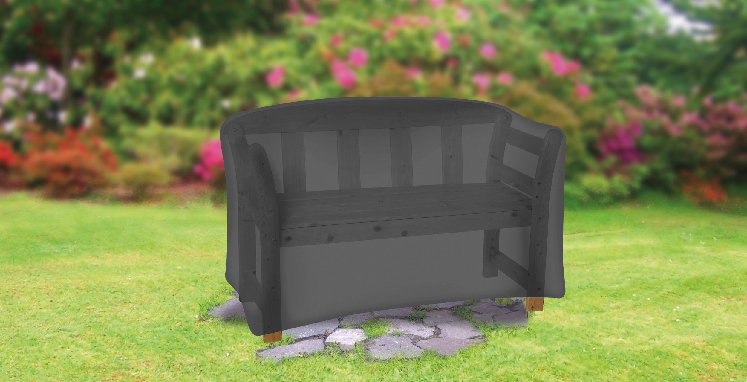 Tepro Abdeckhaube Universal, für 2-Sitzer Gartenbank
