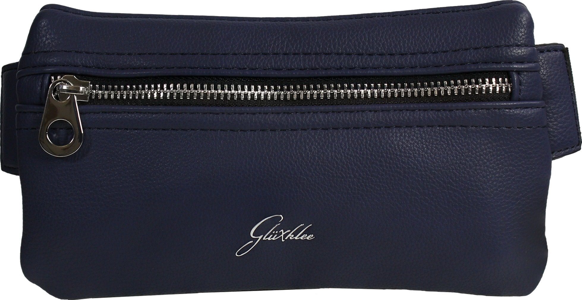 Glüxklee Gürteltasche Größe Gürteltasche Damen, Glüxklee Jugend Bauchtasche (Gürteltasche, Gürteltasche), 20,5cm ca. navy, dunkelblau blau