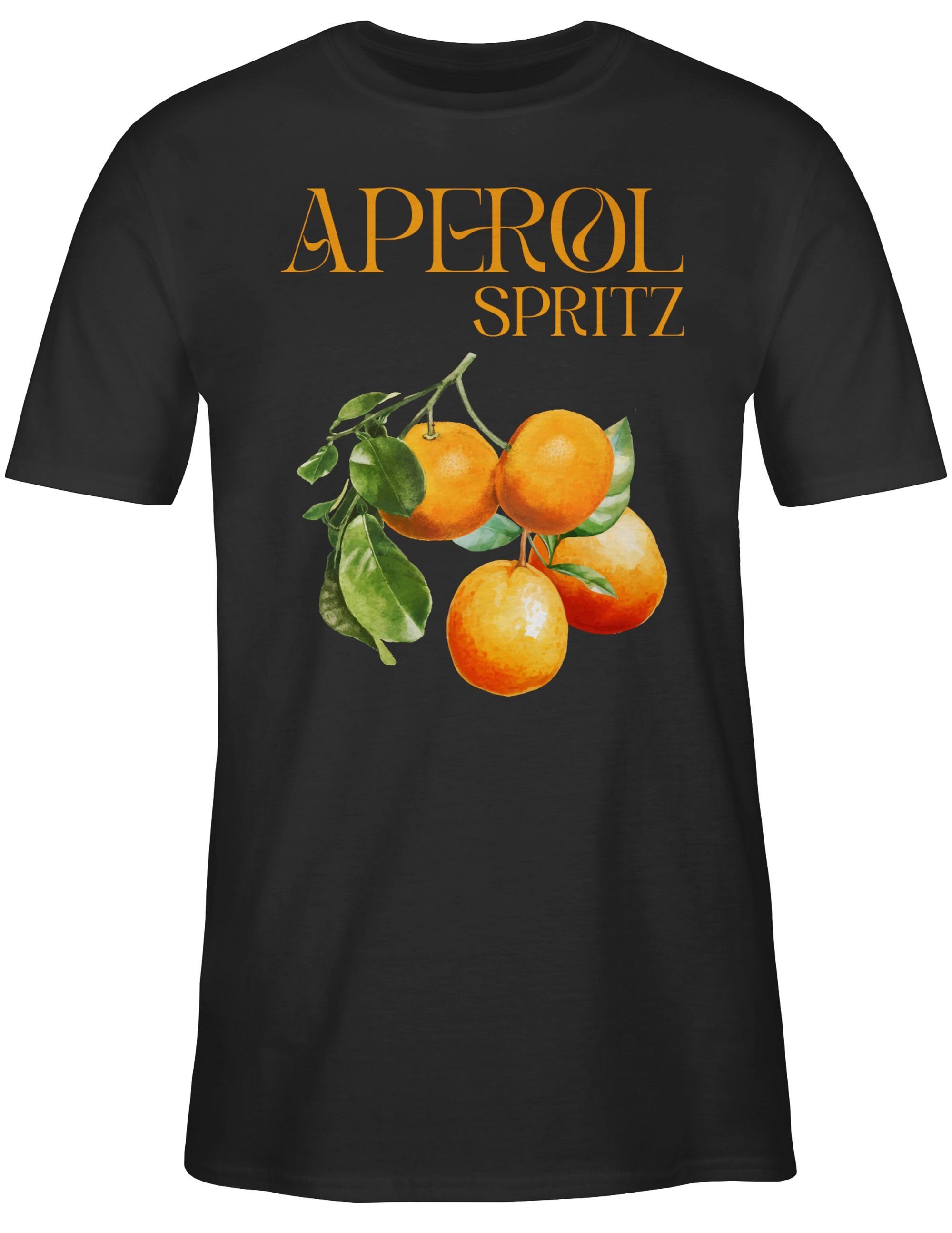 Shirtracer T-Shirt Aperol Spritz Orangen Aperol Kostüm Karneval & Fasching günstig online kaufen