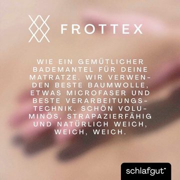 Spannbettlaken Frottex, Schlafgut, Frottee, Gummizug: rundum, (1 Stück), 100% Frottee