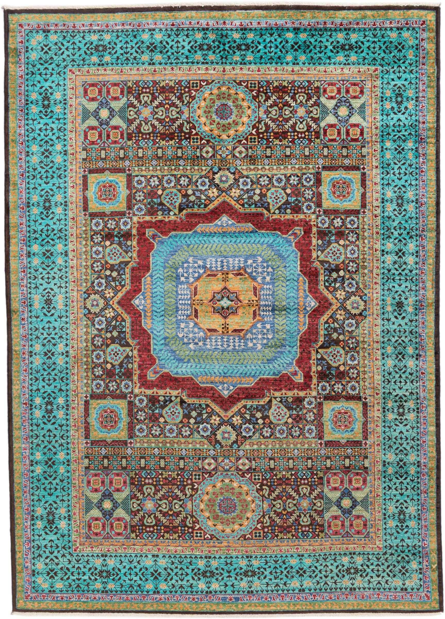 Nain Trading Orientteppich Mamluk 177x249 Handgeknüpfter Orientteppich, rechteckig, Höhe: 10 mm