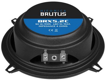 Hifonics BRUTUS 2-Wege Kompo 13 cm BRX-5.2C mit 180 Watt flach Auto-Lautsprecher