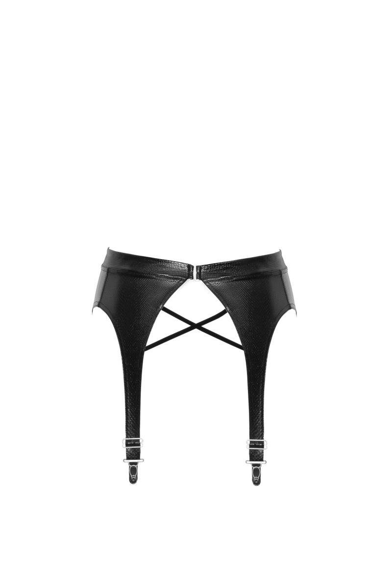 Noir Handmade Strapsgürtel, Strumpfhaltergürtel in schwarz - 2XL