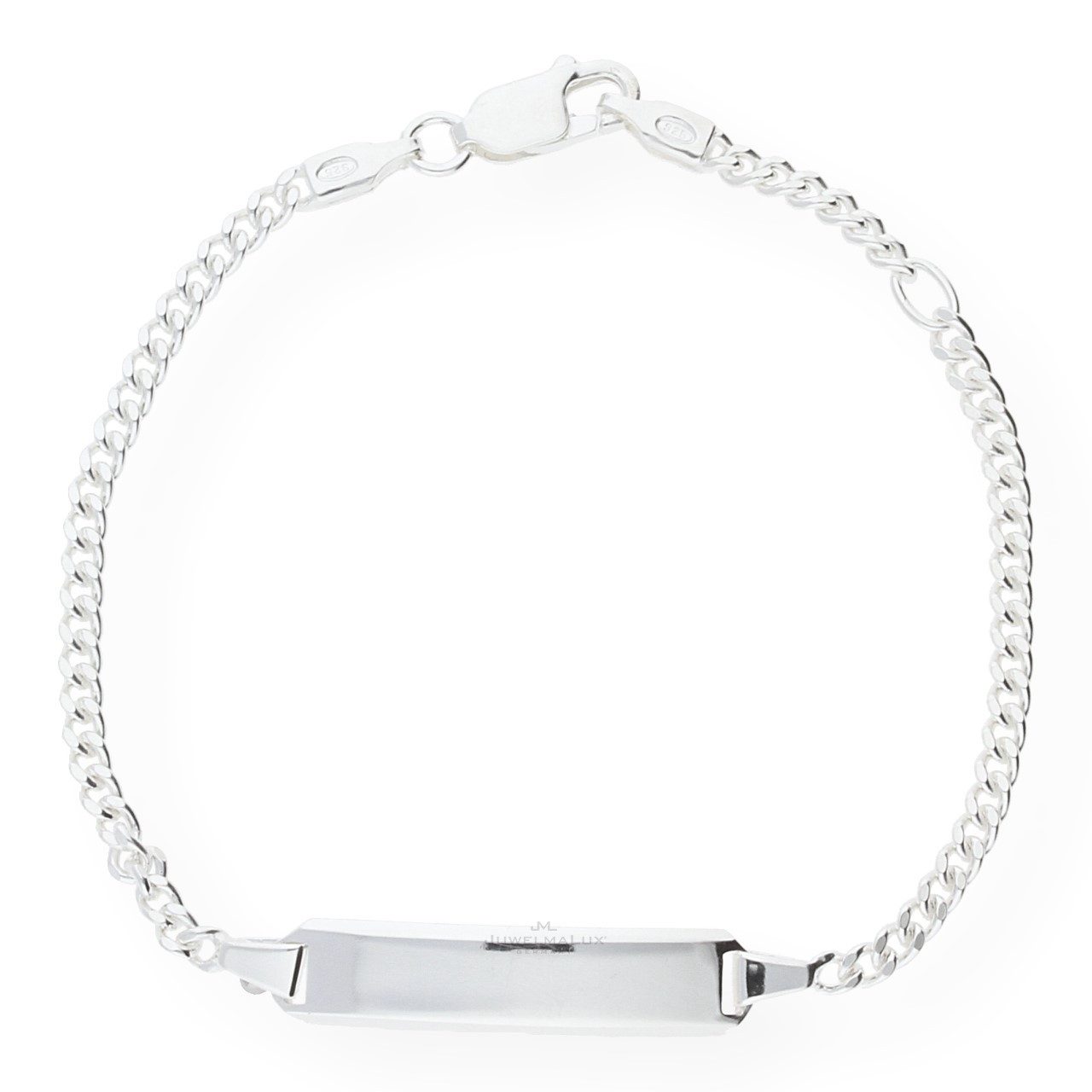 JuwelmaLux ID Armband JuwelmaLux 925 Silber Gravurarmband JL18-03-0057 (kein Set, 1-tlg., kein Set)