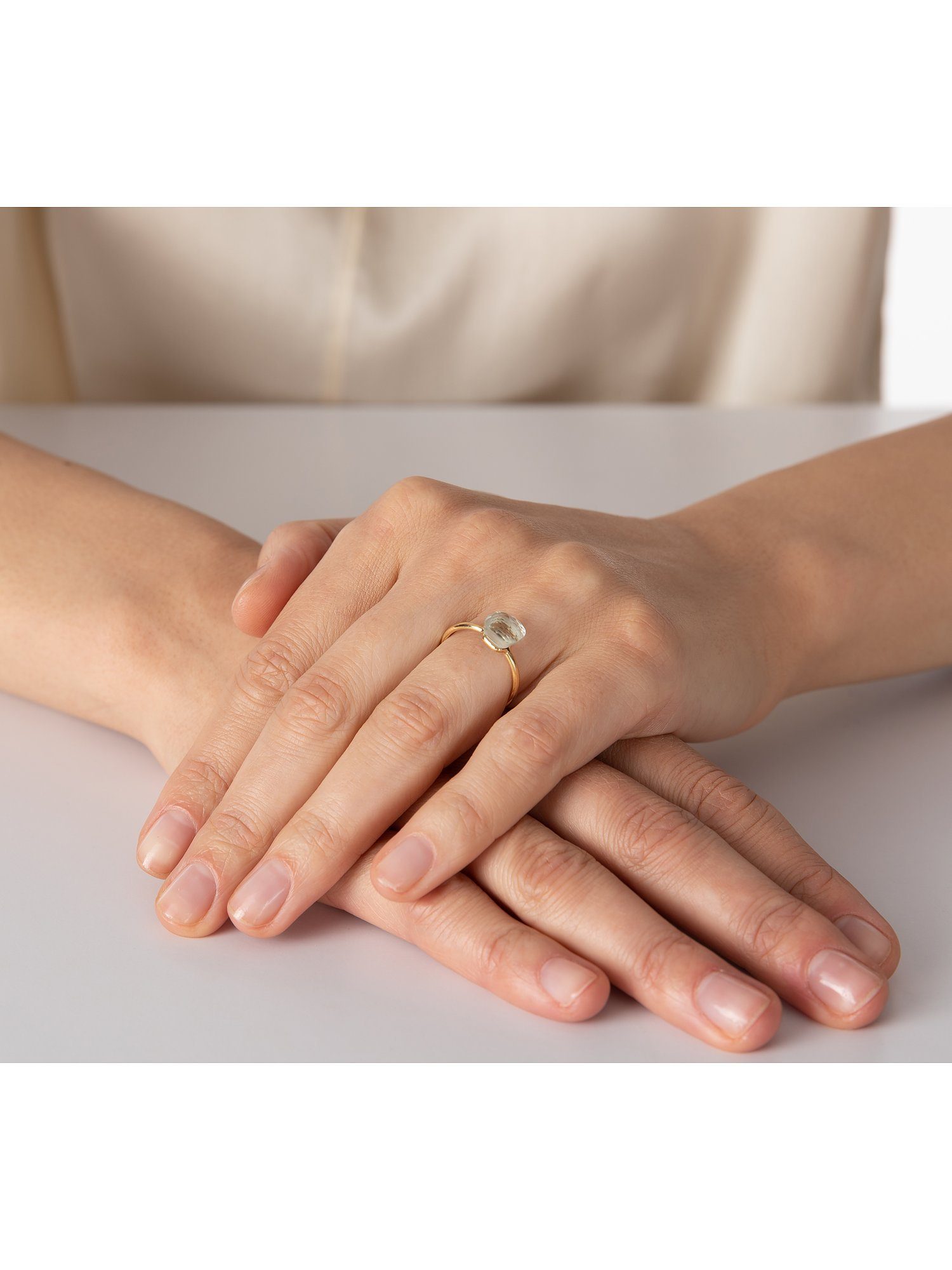 CHRIST Goldring CHRIST Damen-Damenring 585er Gelbgold 1 Farbstein günstig online kaufen