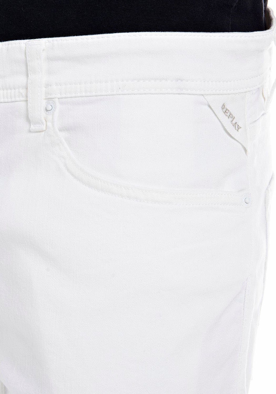 white Replay RBJ.901 Shorts