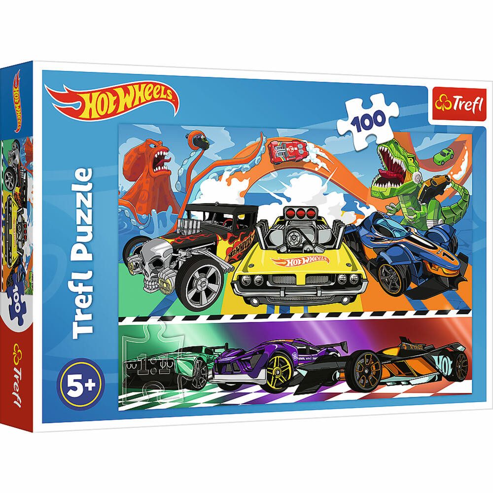 Trefl Puzzle Hot Wheel, 100 Puzzleteile günstig online kaufen