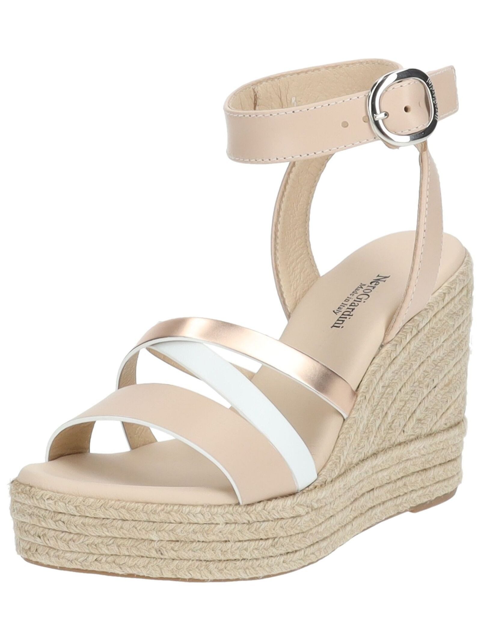 Nero Giardini Sandalen Leder/Textil . Keilsandalette. € 179,90