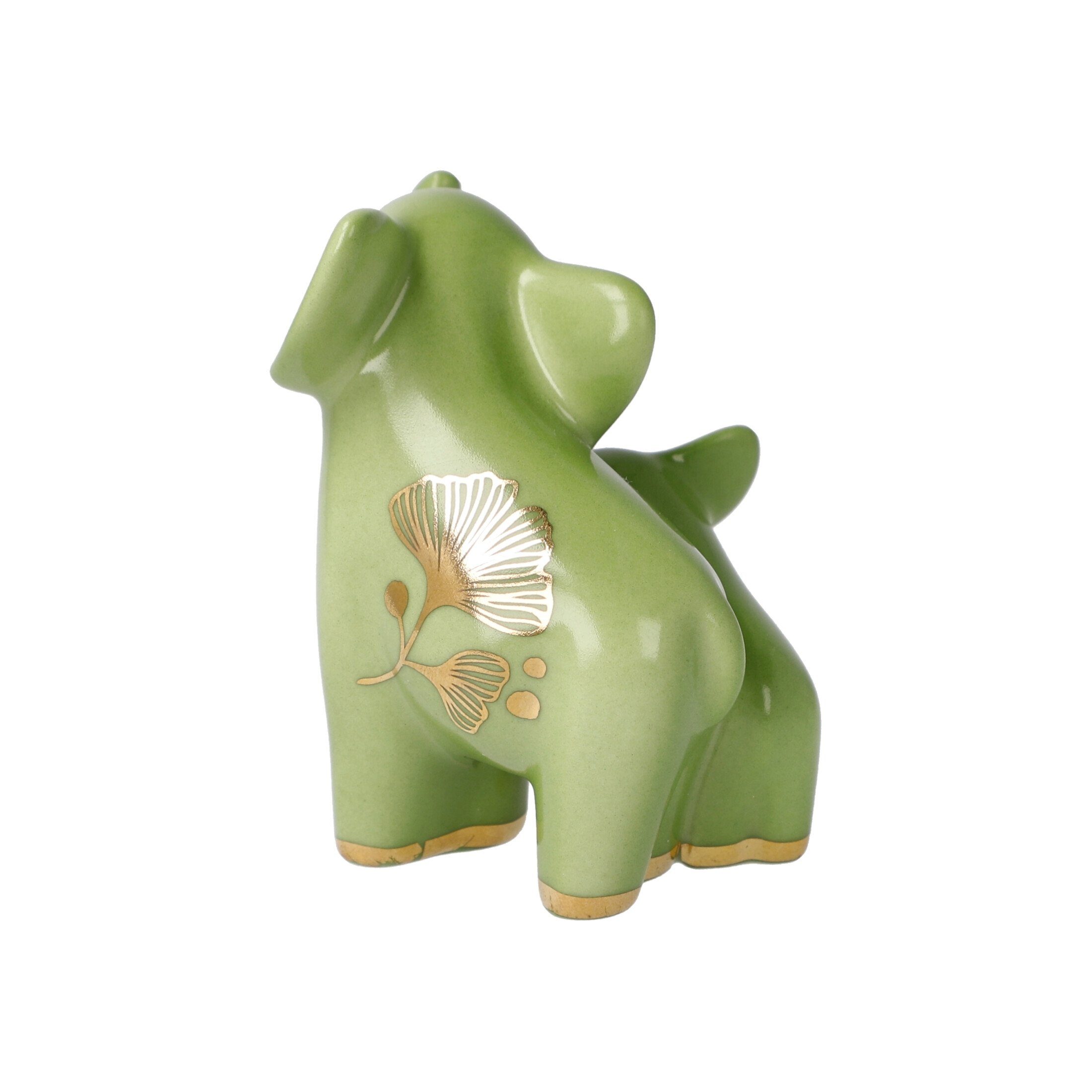in 6cm - Love Goebel 2023 Höhe 'Mini Goebel Elephants Dekofigur grün' Elephant