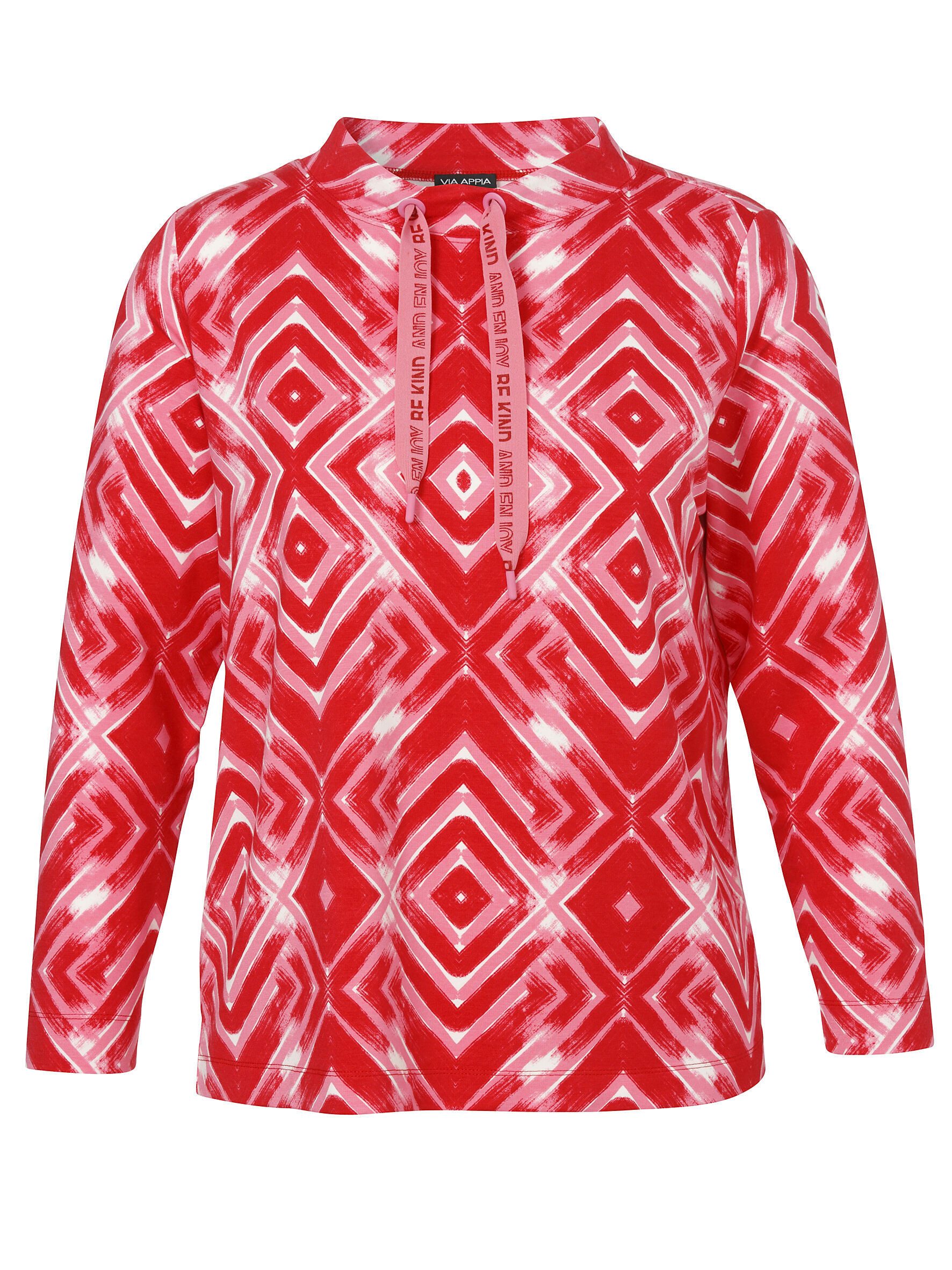 VIA APPIA DUE Sweatshirt (1-tlg) mit Allover-Print günstig online kaufen