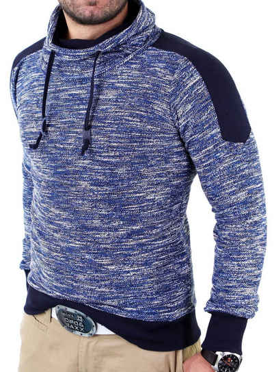 Reslad В'язані светри Reslad Herren Huge Collar Sweatshirt Пуловери RS-105 (1-tlg) mit hohem Kragen