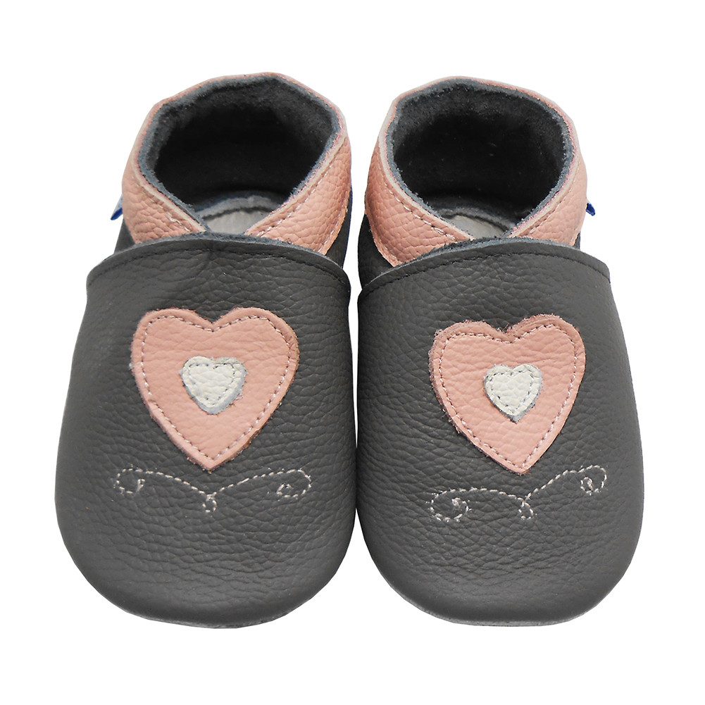 Yihakids Yihakids Baby Lauflernschuhe – Weiche Lederpuschen, Rutschfest Krabbelschuh