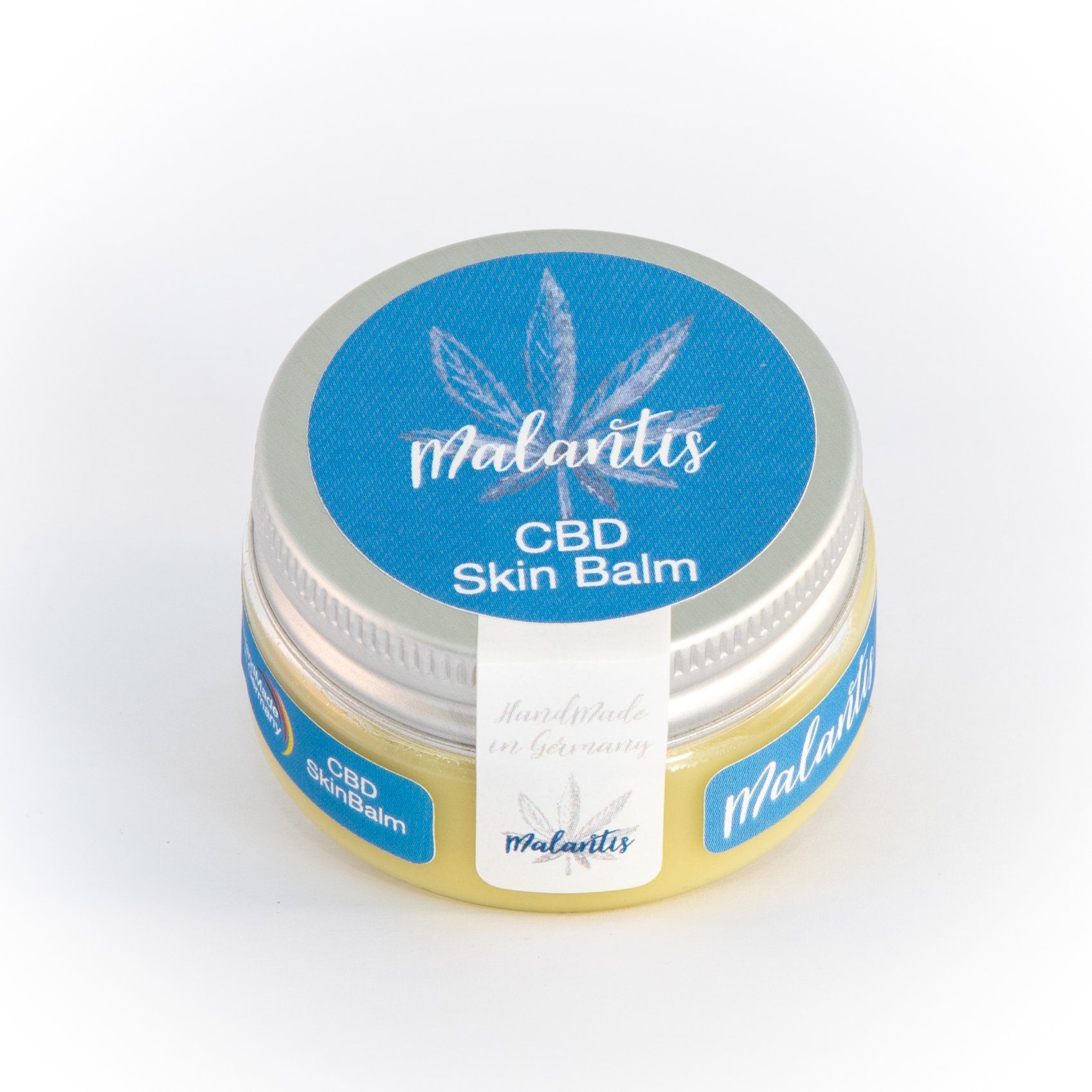 Malantis Körperbalsam Malantis CBD SkinBalm Original – für empfindliche & strapazierte Haut mit Sheabutter, Vitamin E und Arganöl, 100% handmade Naturkosmetik