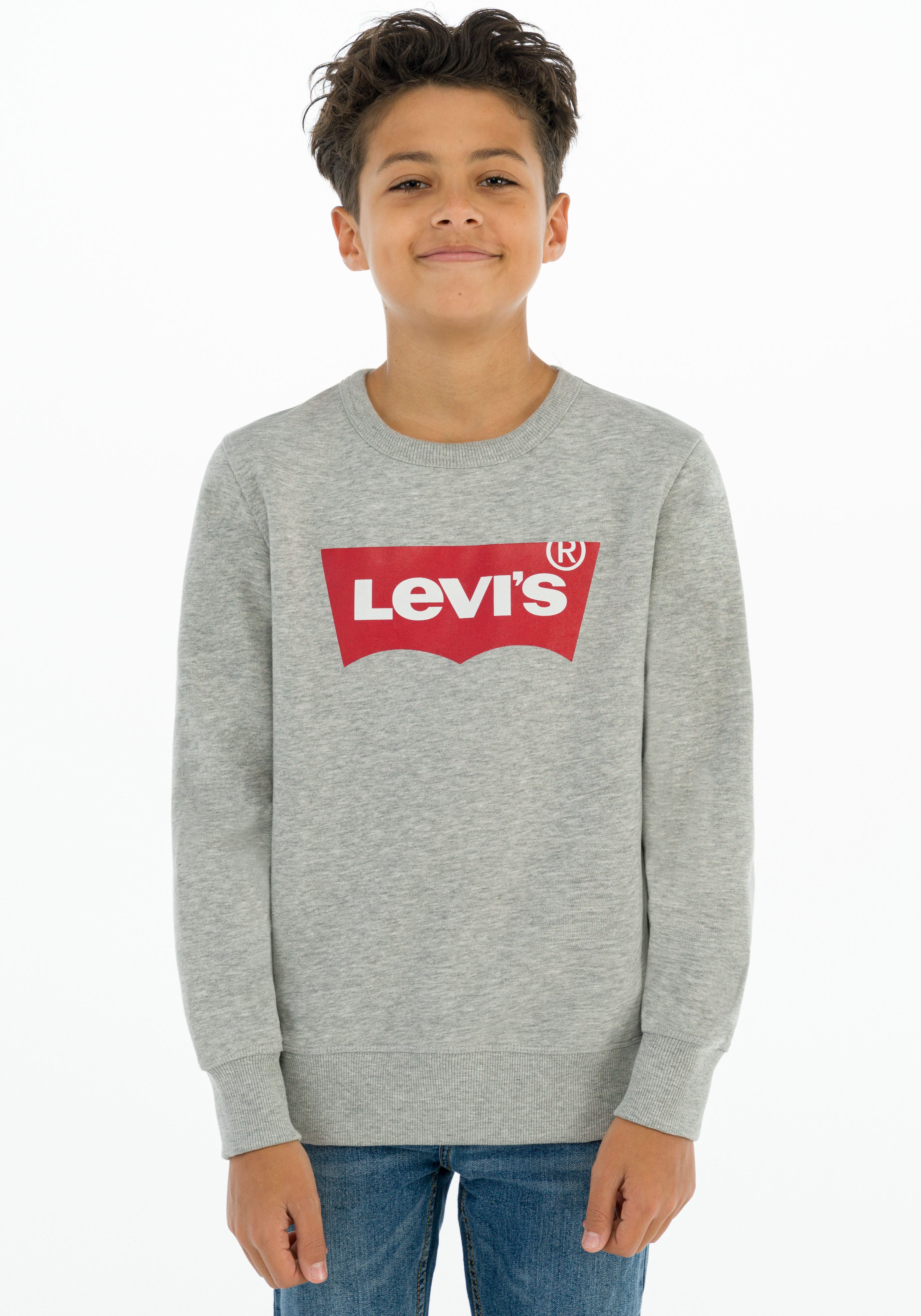 Levi's® Kids Sweatshirt LVB LVB FRENCH TERRY BATWING mit großem Logo – Bild 2 von 5