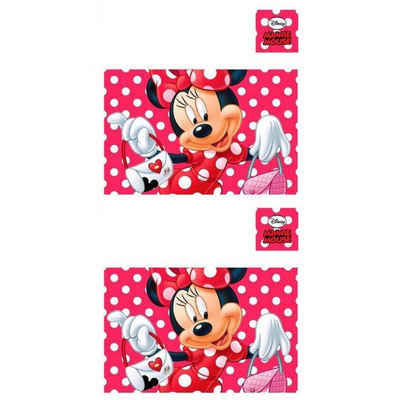 Platzset, 2 x Disney Minnie Maus Platzdeckchen Bastelunterlage, Disney