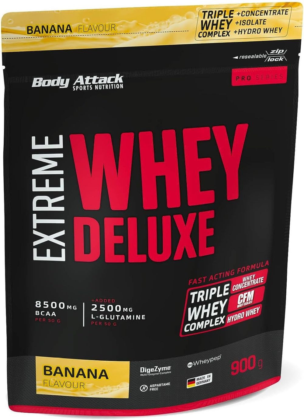 Body Attack Body Attack Extreme Whey Deluxe 900g Pulver