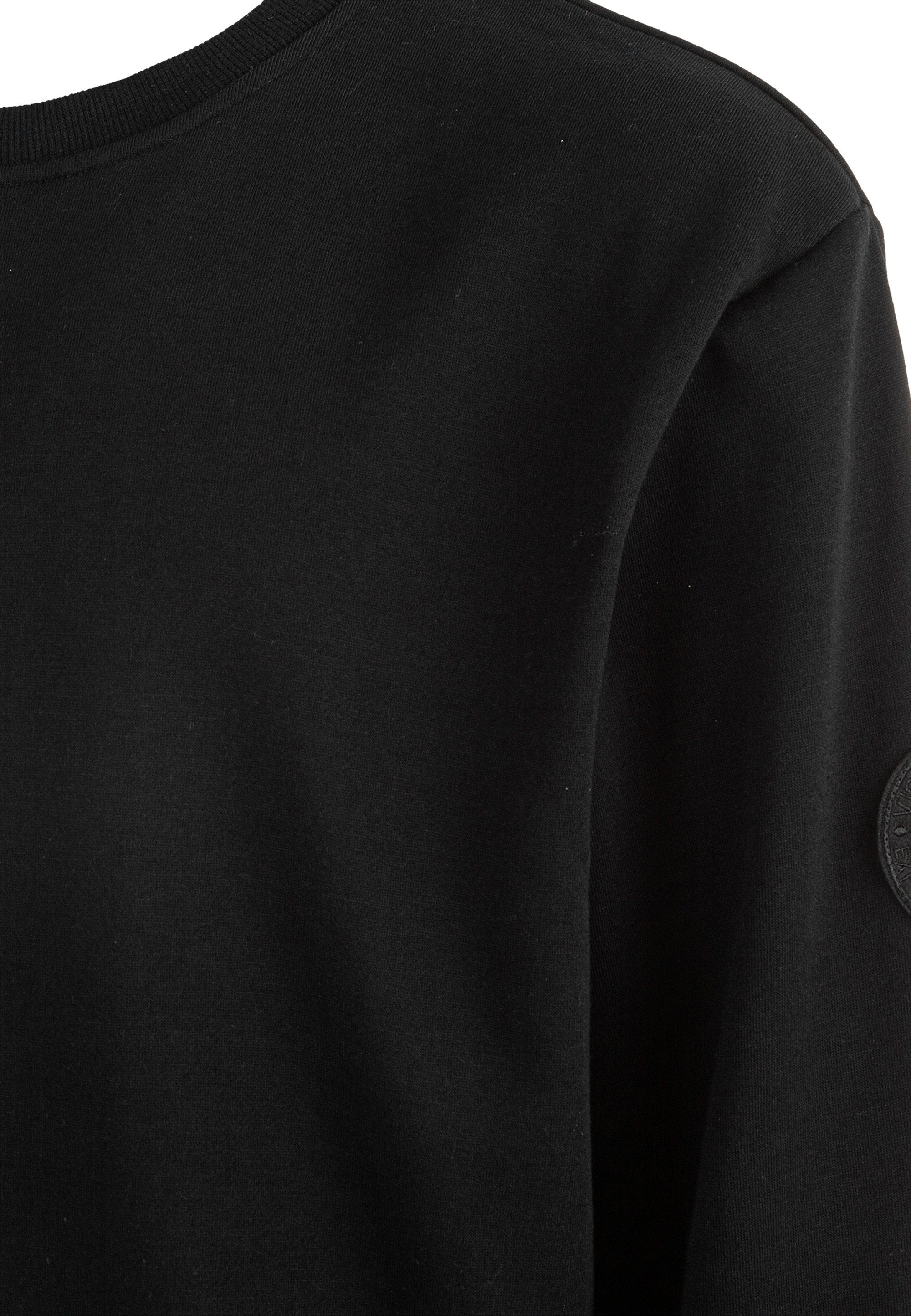 Johnstu Virtus Design im Sweatshirt komfortablen schwarz-schwarz
