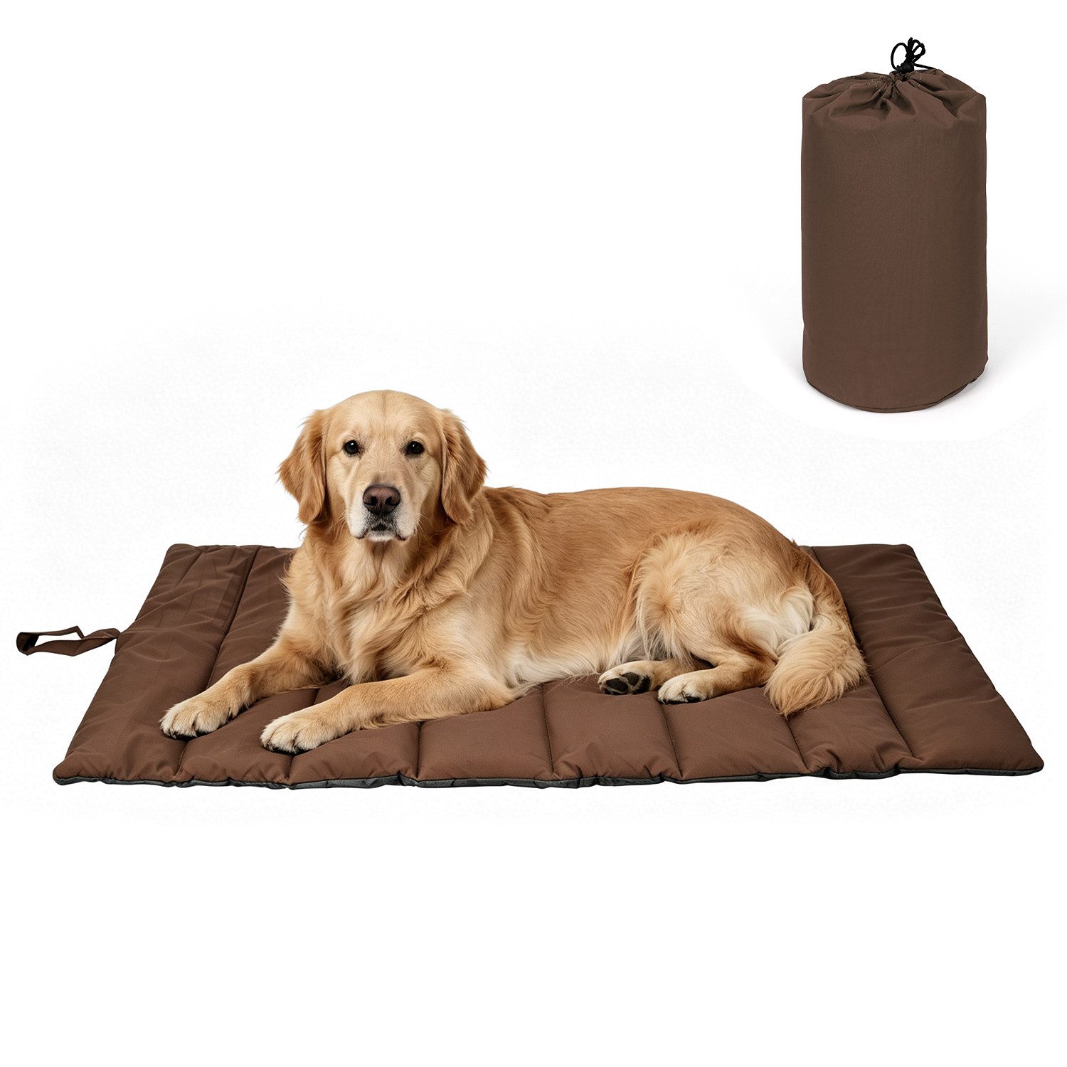 OSTWOLKE Hundematte Wasserdichte Hundematte für Outdoor, Faltbare Hundedecke für Unterwegs, Große Reisedecke für Haustier 110x68 cm von OSTWOLKE