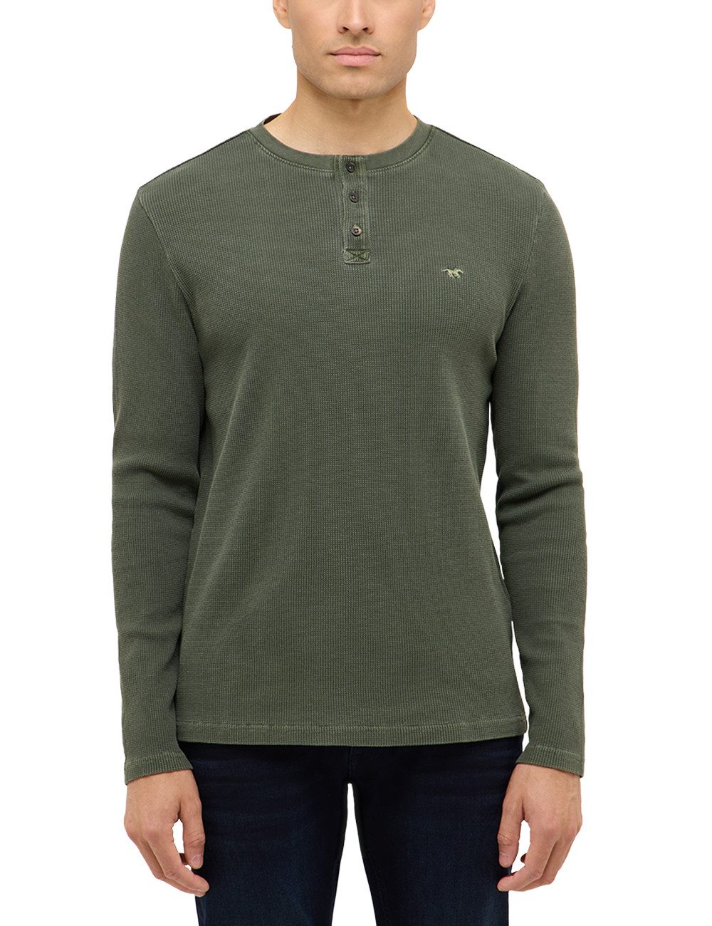 MUSTANG Langarmshirt Herren Style Atchison