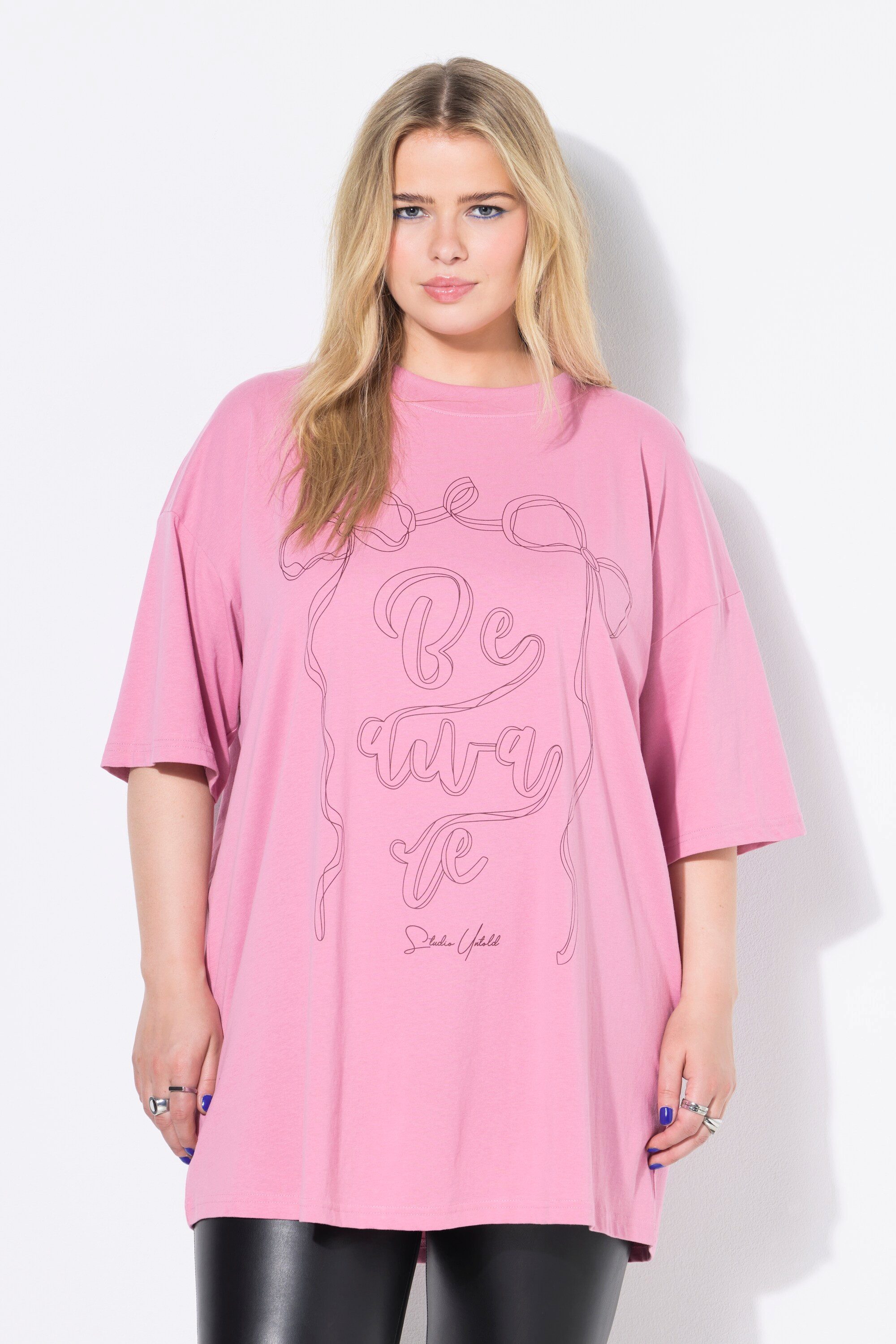 Studio Untold T-Shirt T-Shirt oversized Schleifen-Print günstig online kaufen
