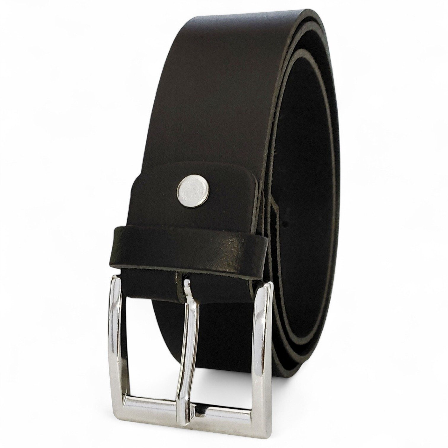 FRONHOFER Ledergürtel 18580 (1-St) 4 cm, 100% echtes Montana Leder, vielseitiger Herrengürtel