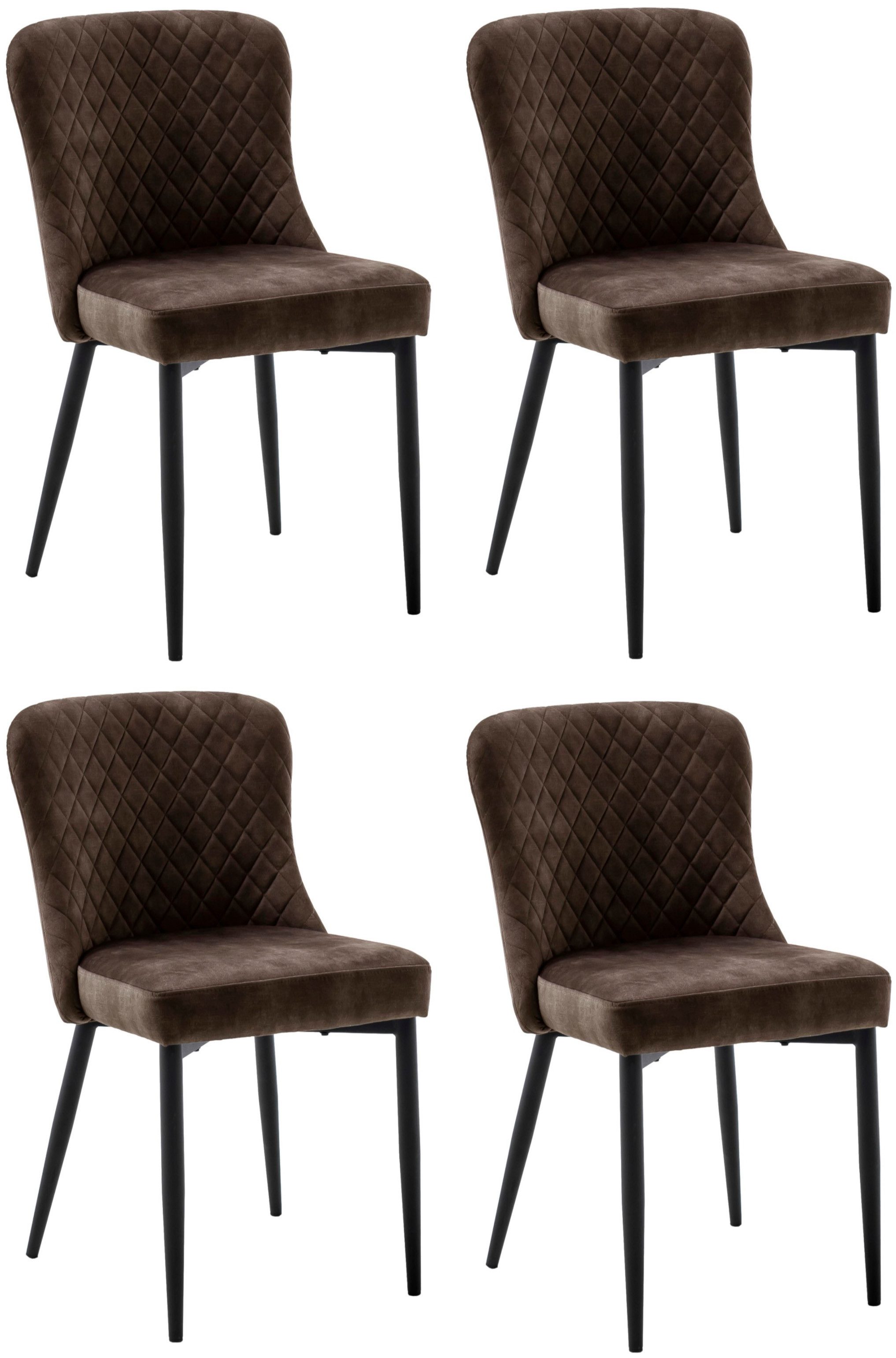 4-Fußstuhl ABOSHI Esszimmerstuhl (4er Set)