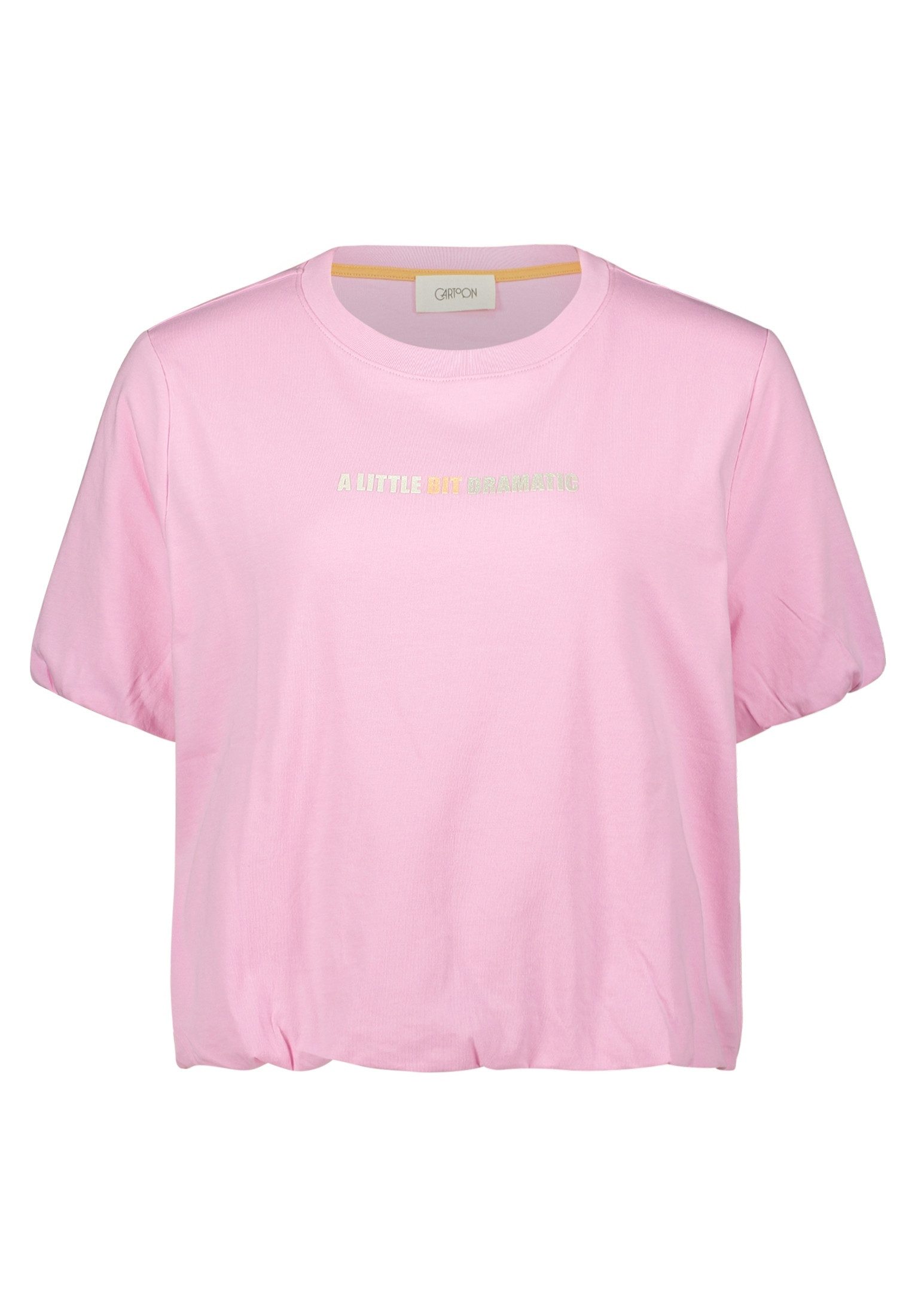 T-Shirt Shirt Kurz 1/2 Arm Patch Rosé/Gold