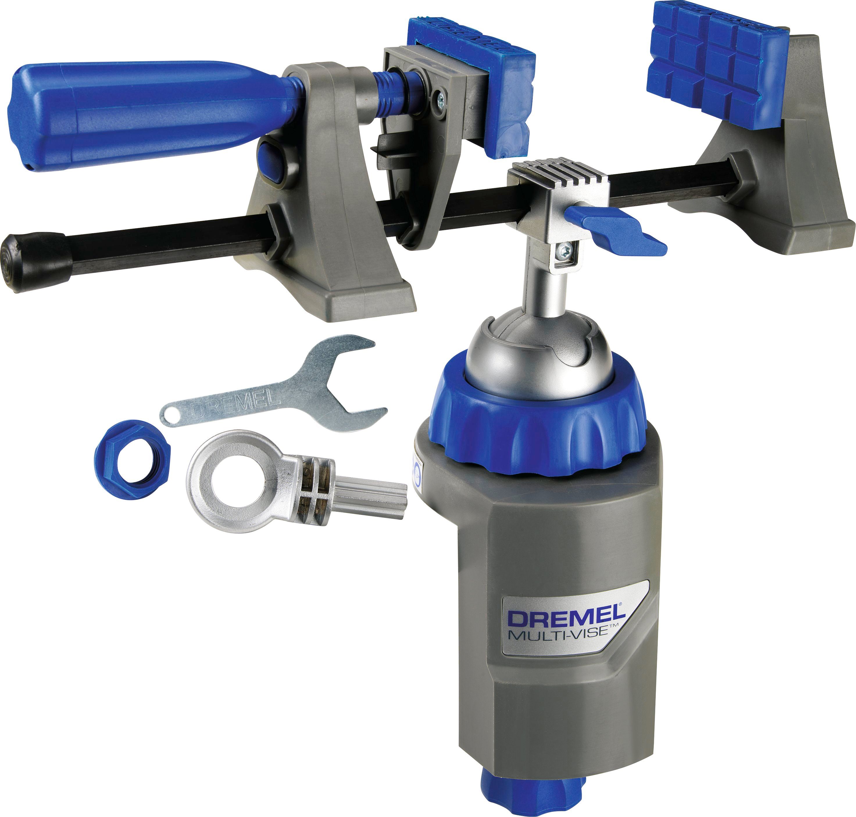 DREMEL® Zwinge Als DREMEL Schraubstock Multi, 2500 als einzelne stationärer als 3-in-1 Schraubstock, Werkzeughalter oder