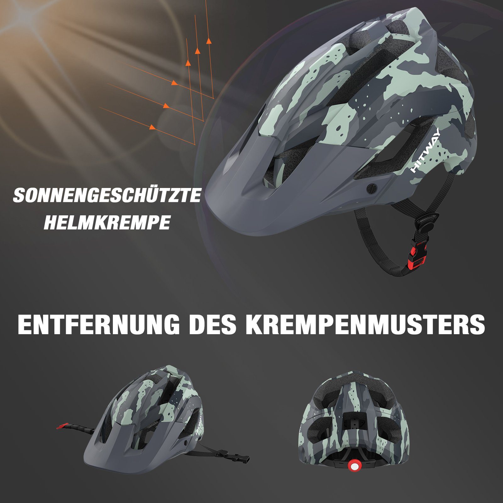 LUMDEER Fahrradhelm Für Erwachsene | Urbaner Cityhelm Mit Baseballmützen-Design | Für Frauen & Männer