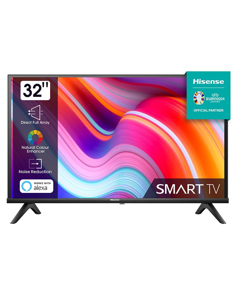 Hisense 32E4KT LED-Fernseher (80,00 cm/32 Zoll, 1366×768, Works with Alexa, Smart TV VIDAA U6, Game Mode, Hotel TV, VIDAA (Mobile App) (Android / iOS), Web Browser, HbbTV, HD Ready, Triple Tuner, Media Player für Musik, Fotos und Videos) schwarz ! RABATT: 32.78% Hisense 32E4KT LED-Fernseher (80,00 cm/32 Zoll, 1366×768, Works with Alexa, Smart TV VIDAA U6, Game Mode, Hotel TV, VIDAA (Mobile App) (Android / iOS), Web Browser, HbbTV, HD Ready, Triple Tuner, Media Player für Musik, Fotos und Videos) schwarz ! RABATT: 32.78%
