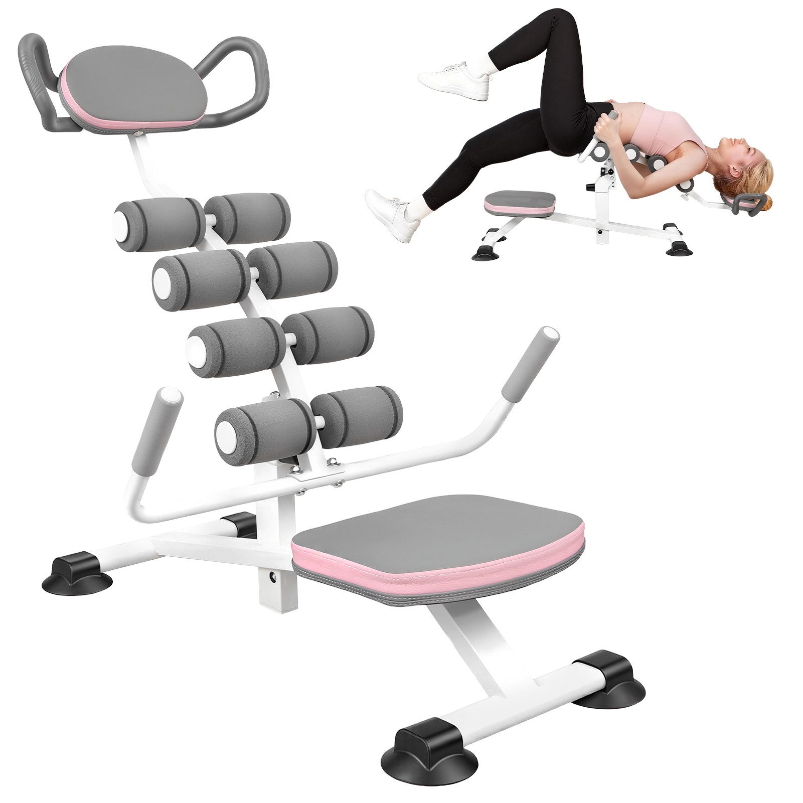 Bauchmuskelmaschine Bauchtrainer Klappbar Sit Up Bank Bauchmuskeltrainer Home Gym