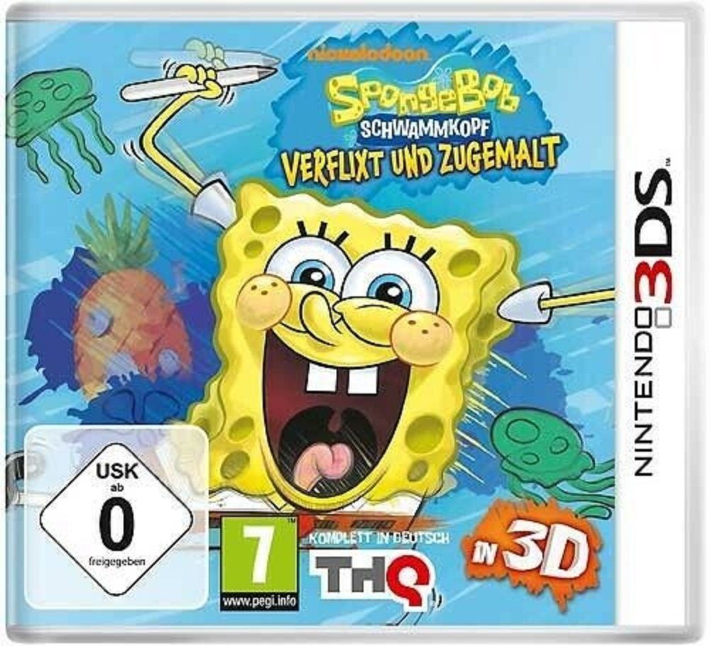 Nintendo 3DS Spongebob Schwammkopf Verflixt und zugemalt New Nintendo 3DS Nintendo 2DS, EU Version- spiel auf deutsch spielbar