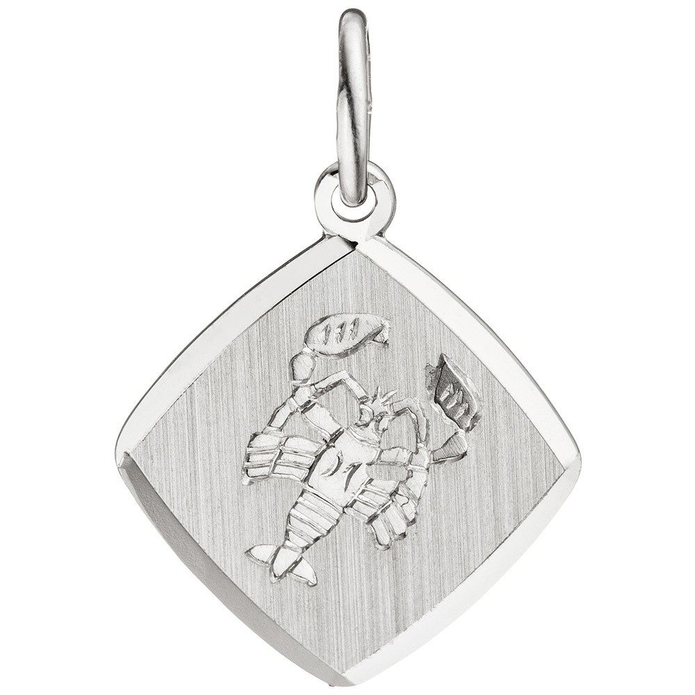 Kettenanhänger Sternzeichen Krebs, Anhänger aus 925 Silber