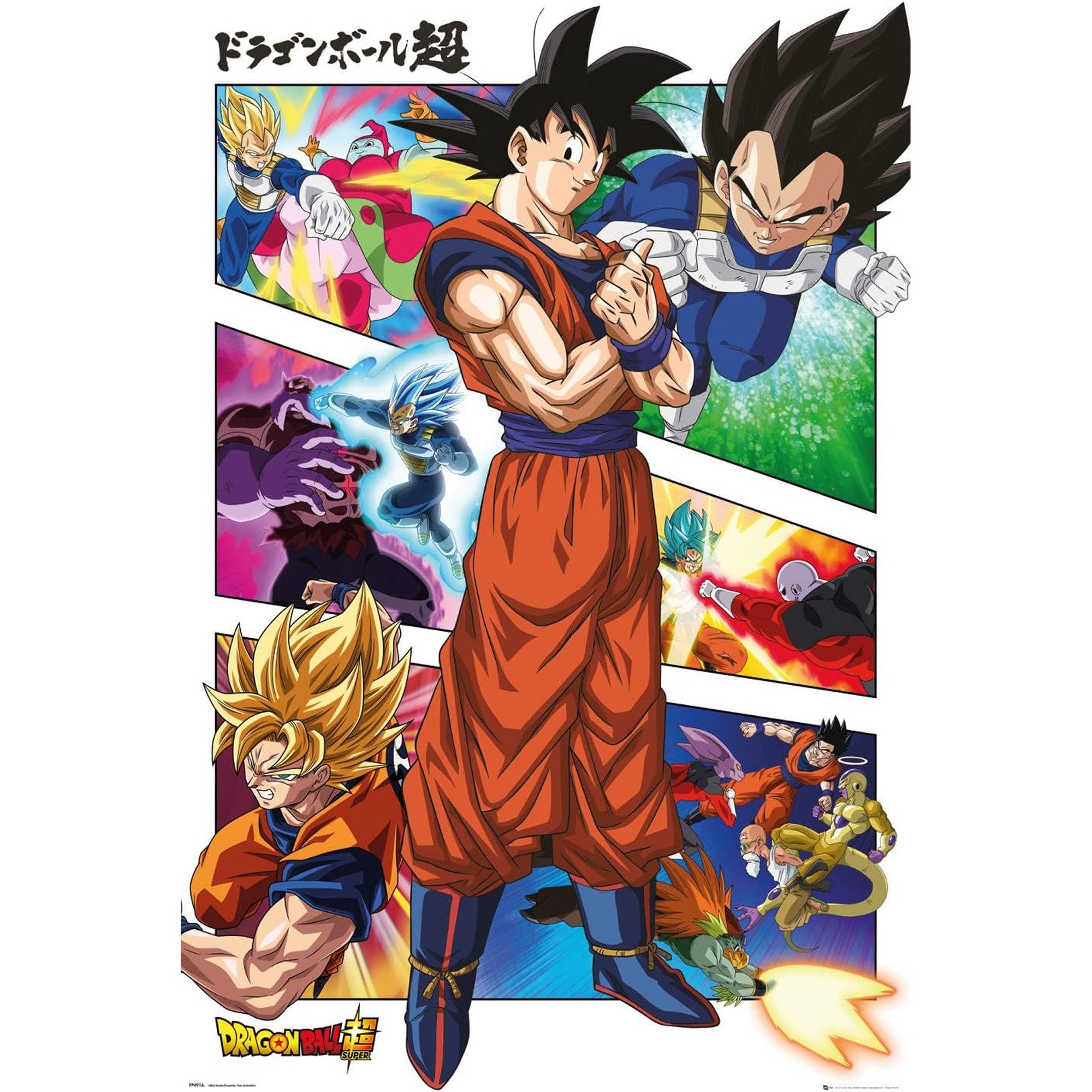 GB eye Плакат Son Goku Panels - Dragon Ball Super, Son Goku Panels
