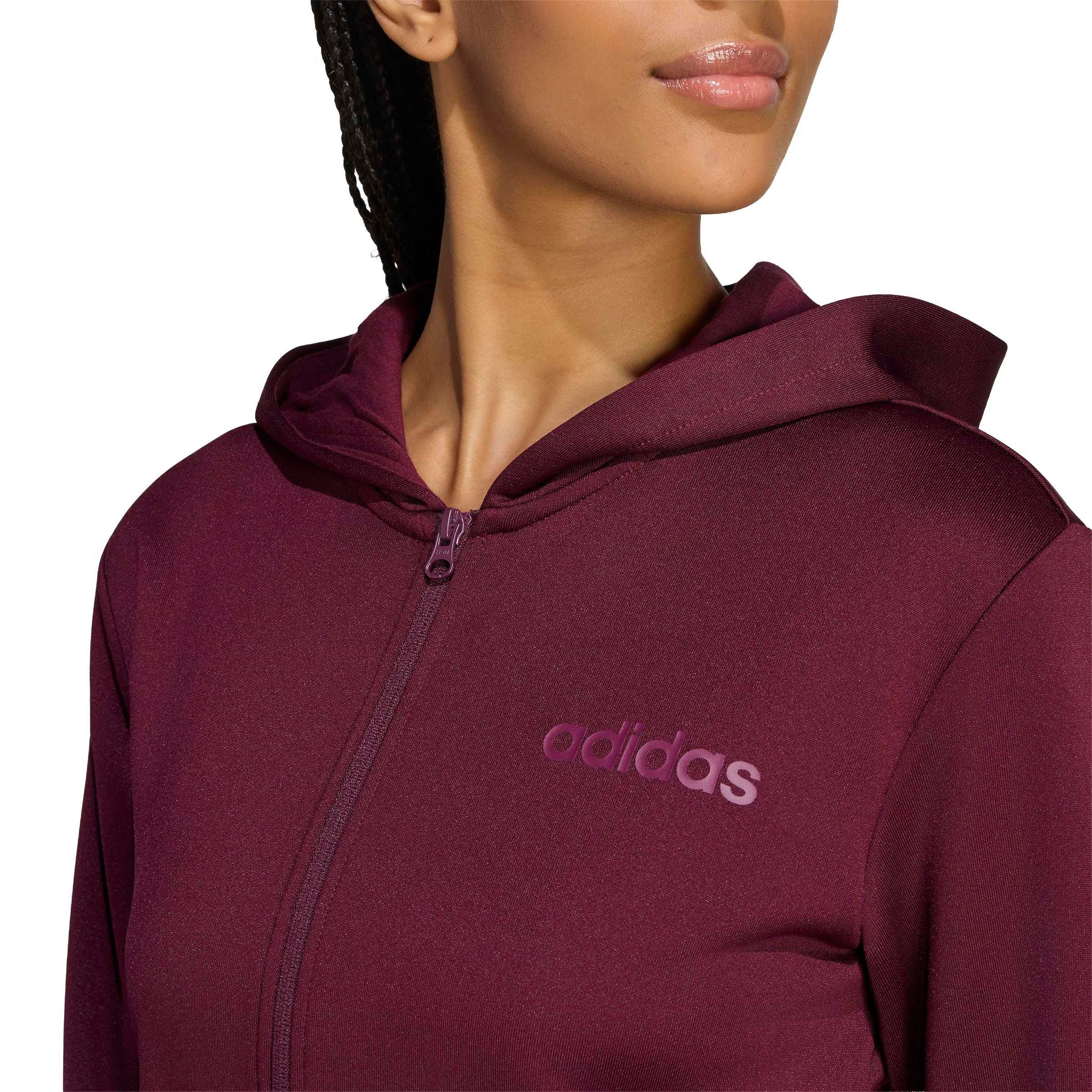 adidas Sportswear Trainingsanzug ESSENTIALS LINEAR (2-tlg), zweiteiliges Set, für Laufen, aus Polyester, mit Rippbündchen – Bild 3 von 5