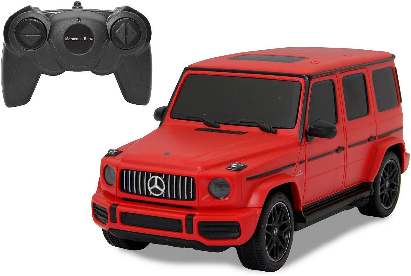 Jamara RC-Auto Deluxe Cars, Mercedes-AMG G63, 1:24, rot, 2,4GHz