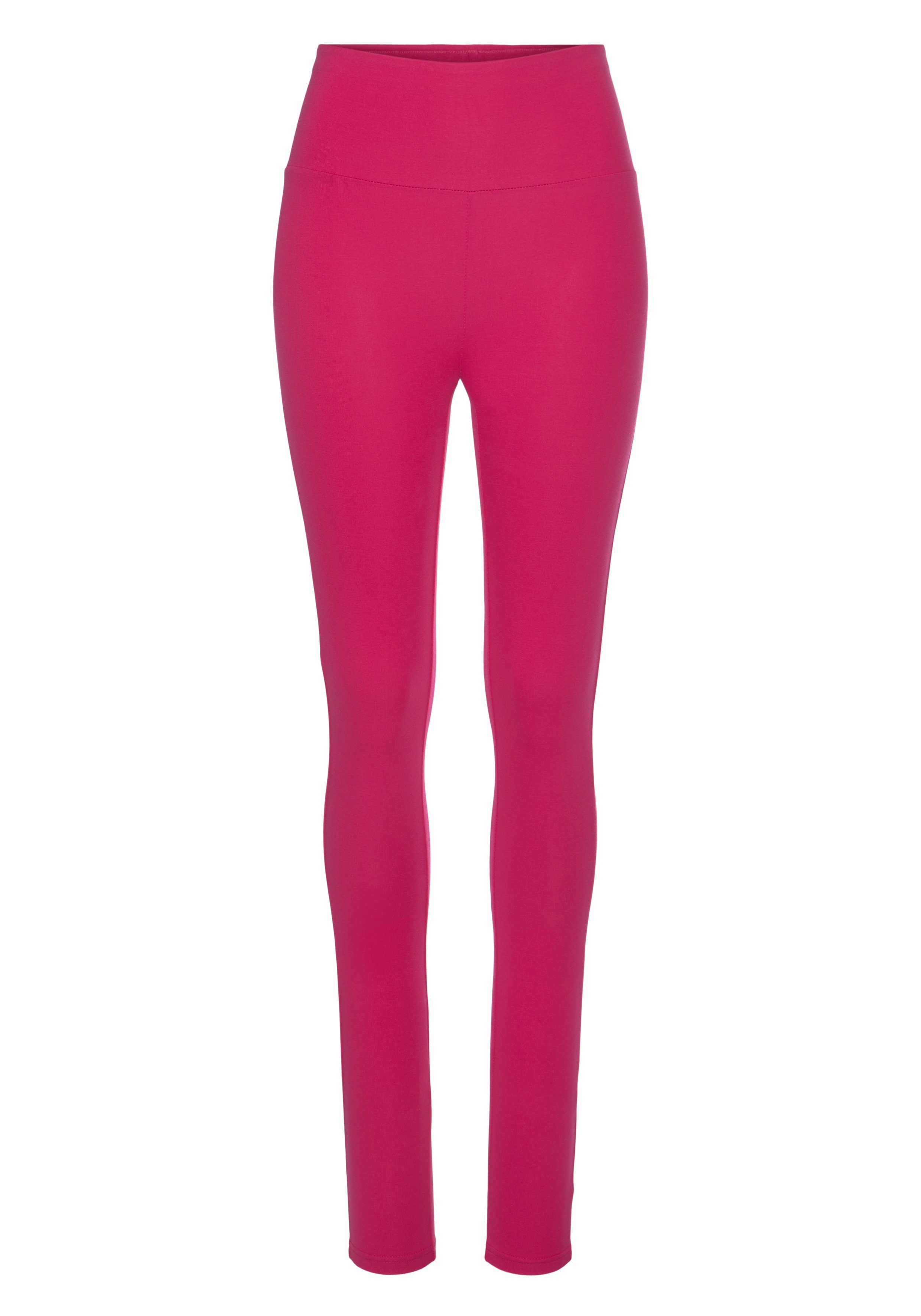 LASCANA Leggings mit breitem Bündchen günstig online kaufen