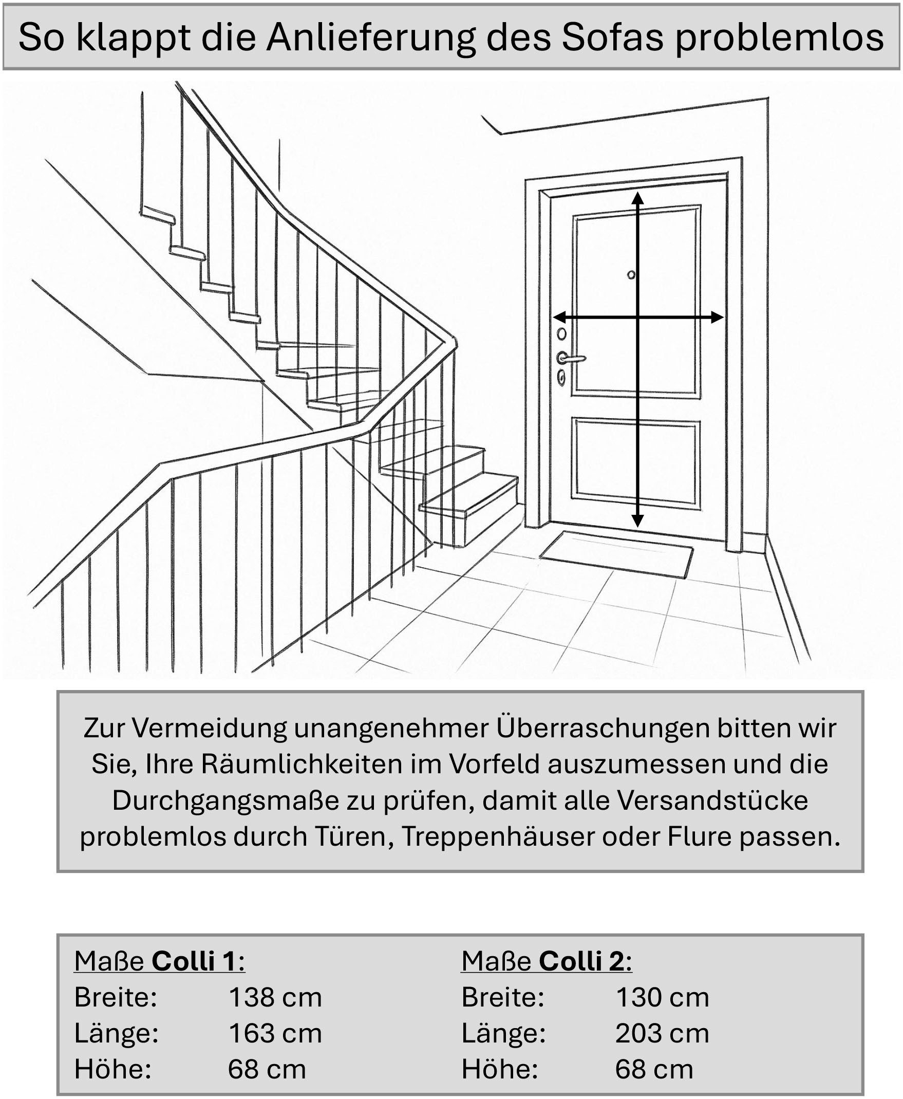 LeGer Home by Lena Gercke Ecksofa PIARA XXL Cord, L-Form, Schlaffunktion, Hocker stellbar zum Schlafsofa (Krokodilverbinder), tiefe Sitzfläche – Bild 5 von 5
