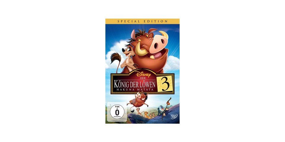 DVD Der König der Löwen 3 - Hakuna Matata (Special Edition)